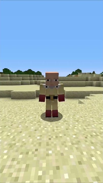 The ONE PUNCH MAN MOD in MINECRAFT! #shorts