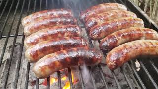 How to Grill Brats (Bratwurst) on Charcoal