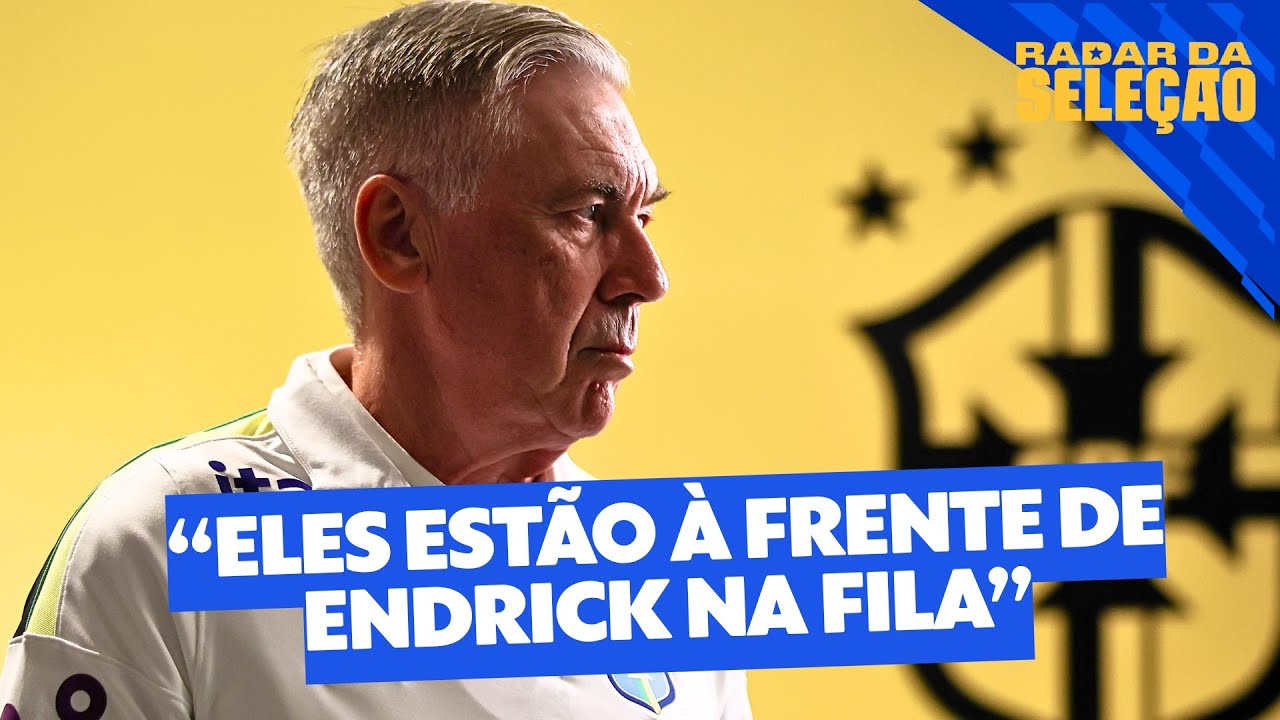 QUEM SÃO OS PREFERIDOS DE ANCELOTTI PARA SAIR DO BANCO? | RADAR DA SELEÇÃO | ge tv
