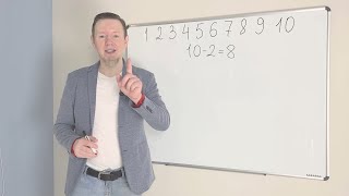 Математика 1 класс: видео урок 13 - изучаем вычитание (школьная программа и подготовка к школе)