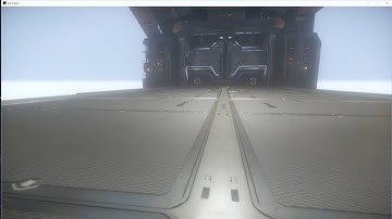 Star Citizen (PTU 2.5.0 Bug Report Video) Reliant Bug - Walls not drawing properly in all hangars