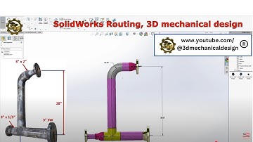 ⚡ Master #solidworks  Practice Routing | Tutorial for Mechanical Designers