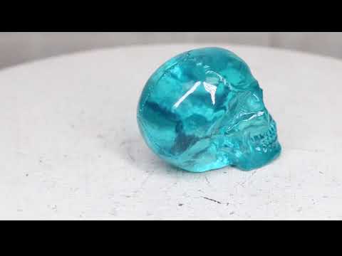Blue Translucent Miniature Skulls - Set of 12 | Ebros Gift - YouTube