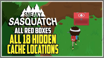 Sneaky Sasquatch All Secret Cache Locations (Town Included)