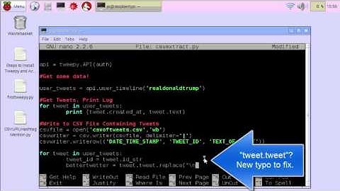Social Media Data Mining with Raspberry Pi (Part 8: Extracting Hashtags, URLs, Mentions)