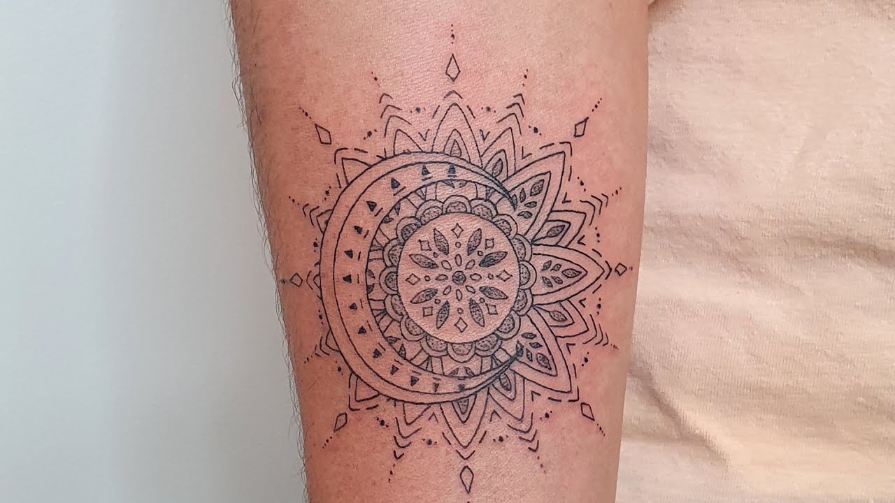 UPDATED 43 Glorious Sun and Moon Tattoos