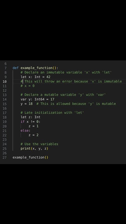 Variable Declarations in Mojo: Using 