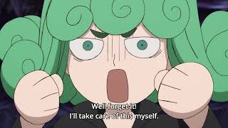 ワンパンマン Saitama protects Fubuki from the fastest dangerous criminal, Tasumaki is confused Saitama