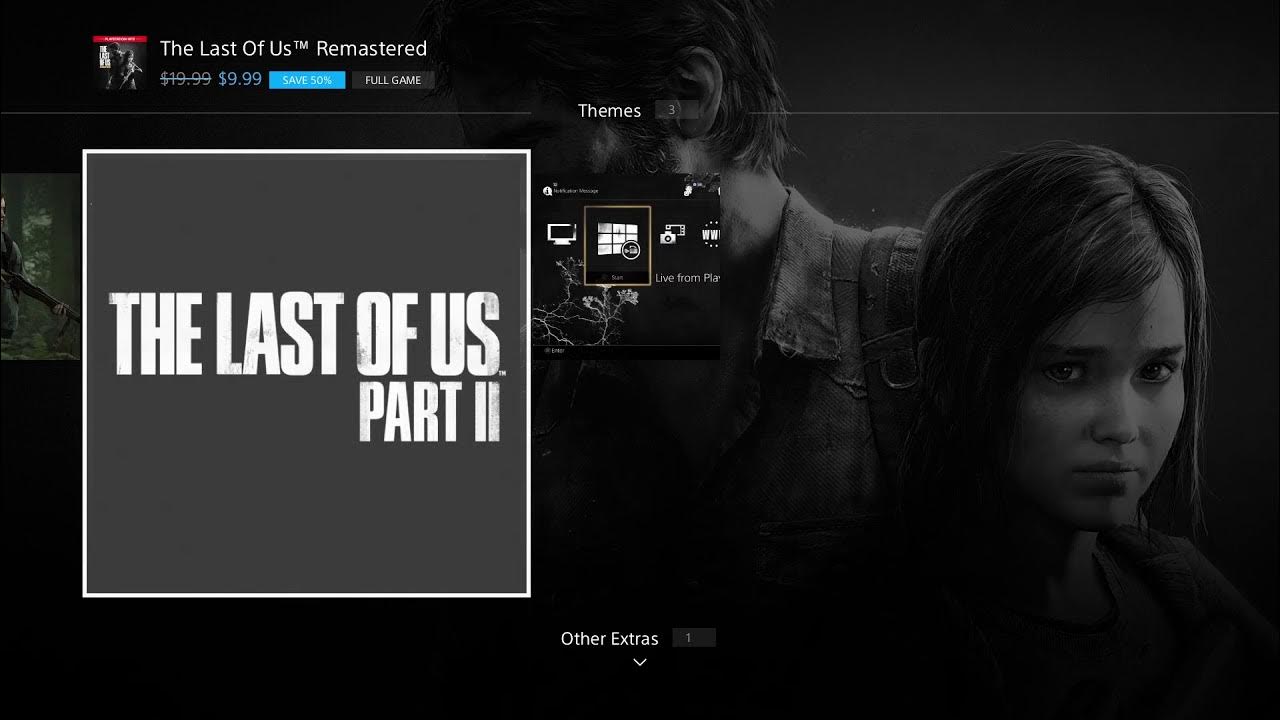 The Last of Us Part 2 FREE New PS4 Ellie Dynamic Theme 