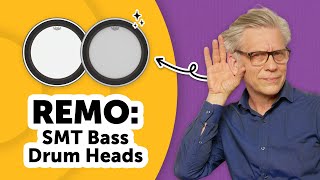 Remo | SMT Bass Drum Heads | Sound Demo