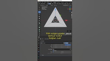 Membuat Logo Google Drive di Blender Part 02 #3dartist #3d #3dartwork #3dmodeling #tutorial #b3d
