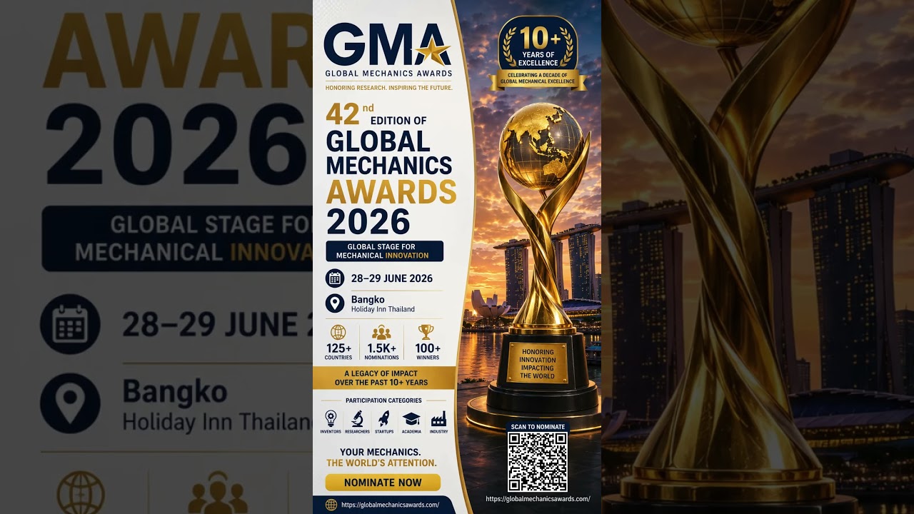 42nd Edition of Global Mechanics Awards | 28–29 June 2026 | Bangkok, Thailand