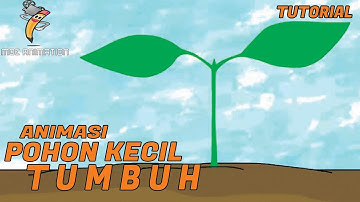 TUTORIAL MEMBUAT ANIMASI POHON KECIL YANG SEDANG TUMBUH - [ADOBE FLASH ANIMATION]