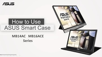 How to Use ASUS ZenScreen Smart Case for MB14AC, MB16ACE Series   | ASUS SUPPORT
