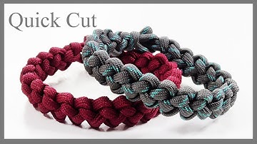 Paracord Bracelet: Quick Deploy "Zipper Sinnet" Bracelet Design - Quick Cut