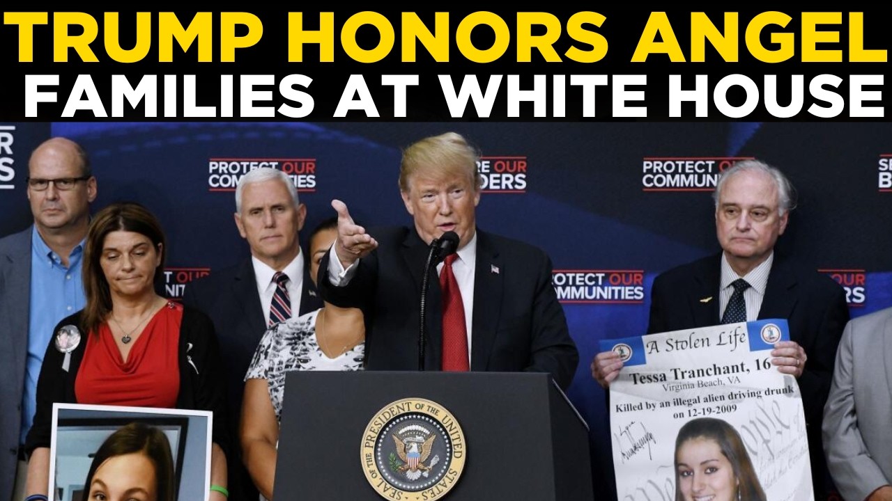 TRUMP ANGEL FAMILIES CEREMONY LIVE | President Trump Honors Victims at White House Event