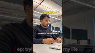 aapka work life balance kaisa hai ? #minivlog #softwareengineer #dayinmylife #developer #tech