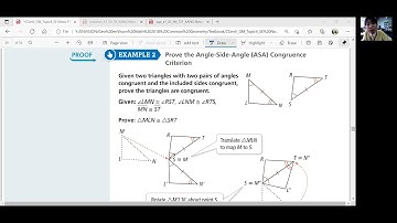 EnVision Geometry 4-4: ASA and AAS Congruence Criteria