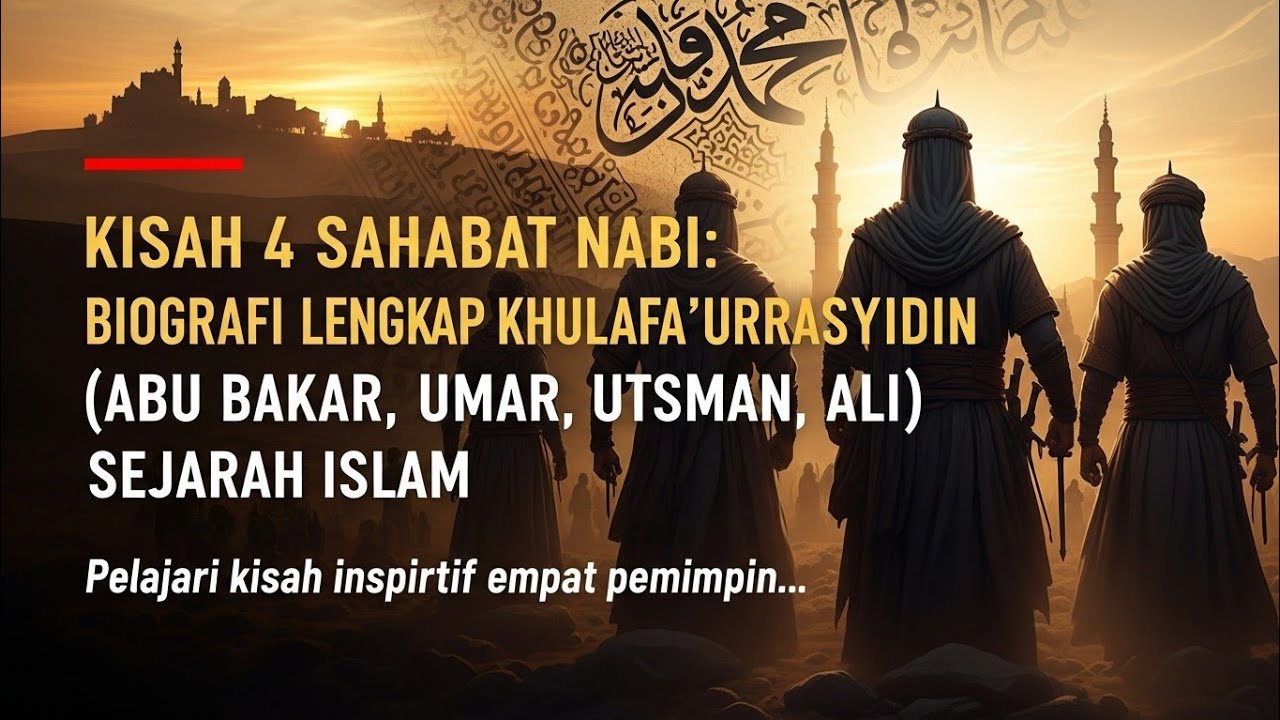 Kisah 4 Sahabat Nabi: Biografi Lengkap Khulafa'urrasyidin | Sejarah Islam