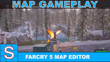 SNOW WARFARE | Far Cry 5 Custom Map Speed Build | Alpine Trench War (Part 2: Play)