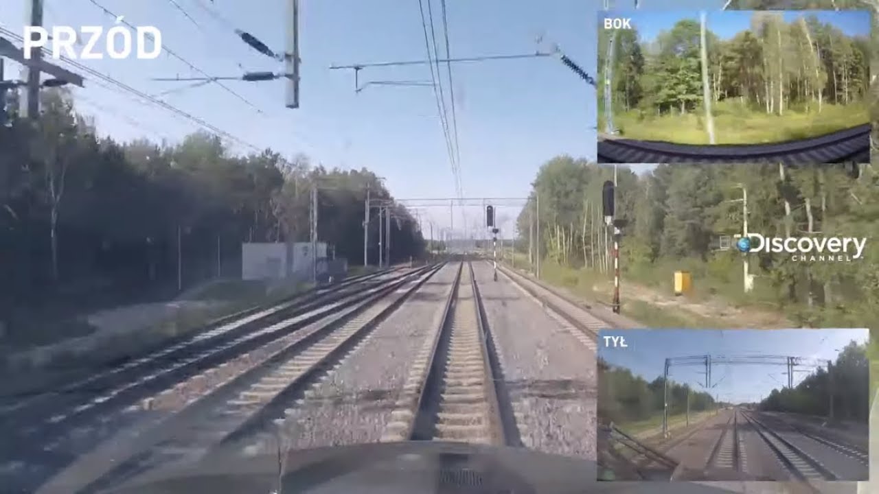 Zobacz, to co widzi maszynista i całą trasę pociągu! [Kolejarze]