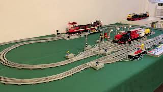 Lego 12v train layout #10- part 2: 7730, 7745, 7755, 7820