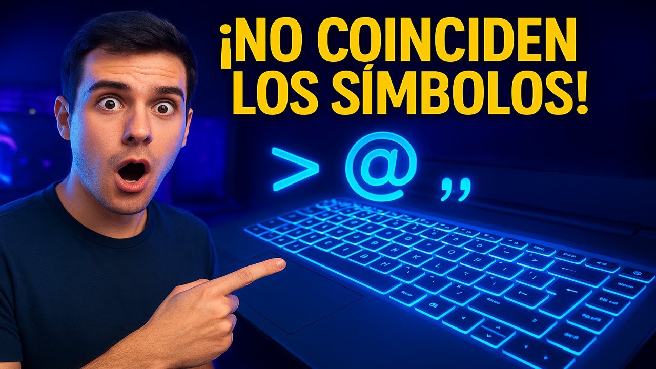 COMO configurar mi TECLADO en WINDOWS para que cuencida con lo que presiono