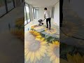 Full Immersive Floral Room Transformation #epoxyfloor #interiordesign #roommakeover #timelapsebuild