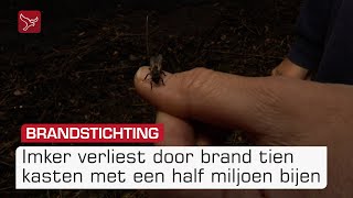 Imker in zak en as na brandstichting | Omroep Flevoland