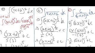 Famous Integrating a linear function to a power (CXC  additional math and Pure Math) Profile