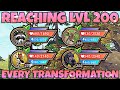 WildCraft - Reaching Lvl 200 ALL TRANSFORMATIONS