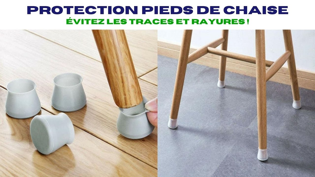 Protégez vos sols avec des protections pour pieds de chaise