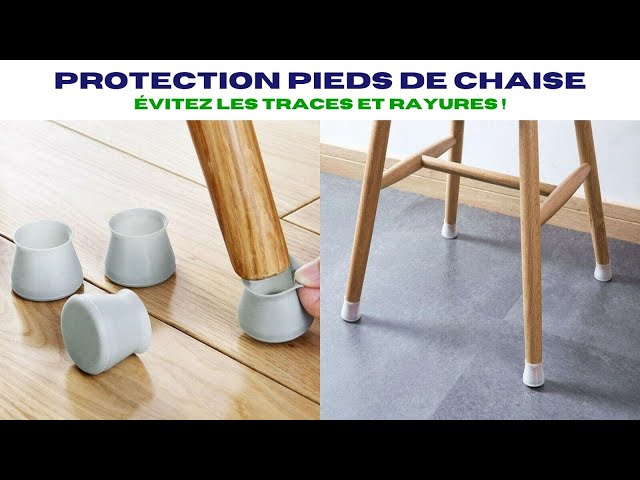 Protégez vos sols avec des protections pour pieds de chaise ! 