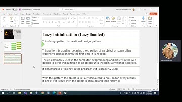 Lazy initialization Design pattern with example code