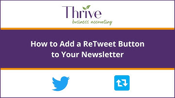 How to Add a ReTweet Button to Your Newsletters