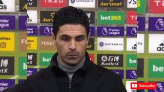 Aston Villa vs Arsenal 1-0.🔥 Mikel Arteta Post Match interview