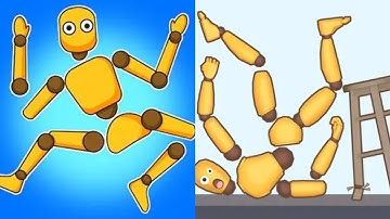 Ragdoll Break vs Kick & Break The Ragdoll - Satisfying ASMR Gameplay All Update Levels