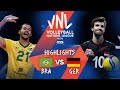 BRA vs. GER - Highlights Week 5 | Men's VNL 2021