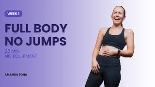 25-Minute Full Body Low Impact Workout (No Jumps, No Equipment) | April Strong Day 1