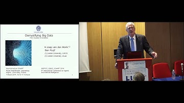 “Demystifying Big Data: From Causality to Correlation” Dr. Jaap van den Herik (ICAART 2014)