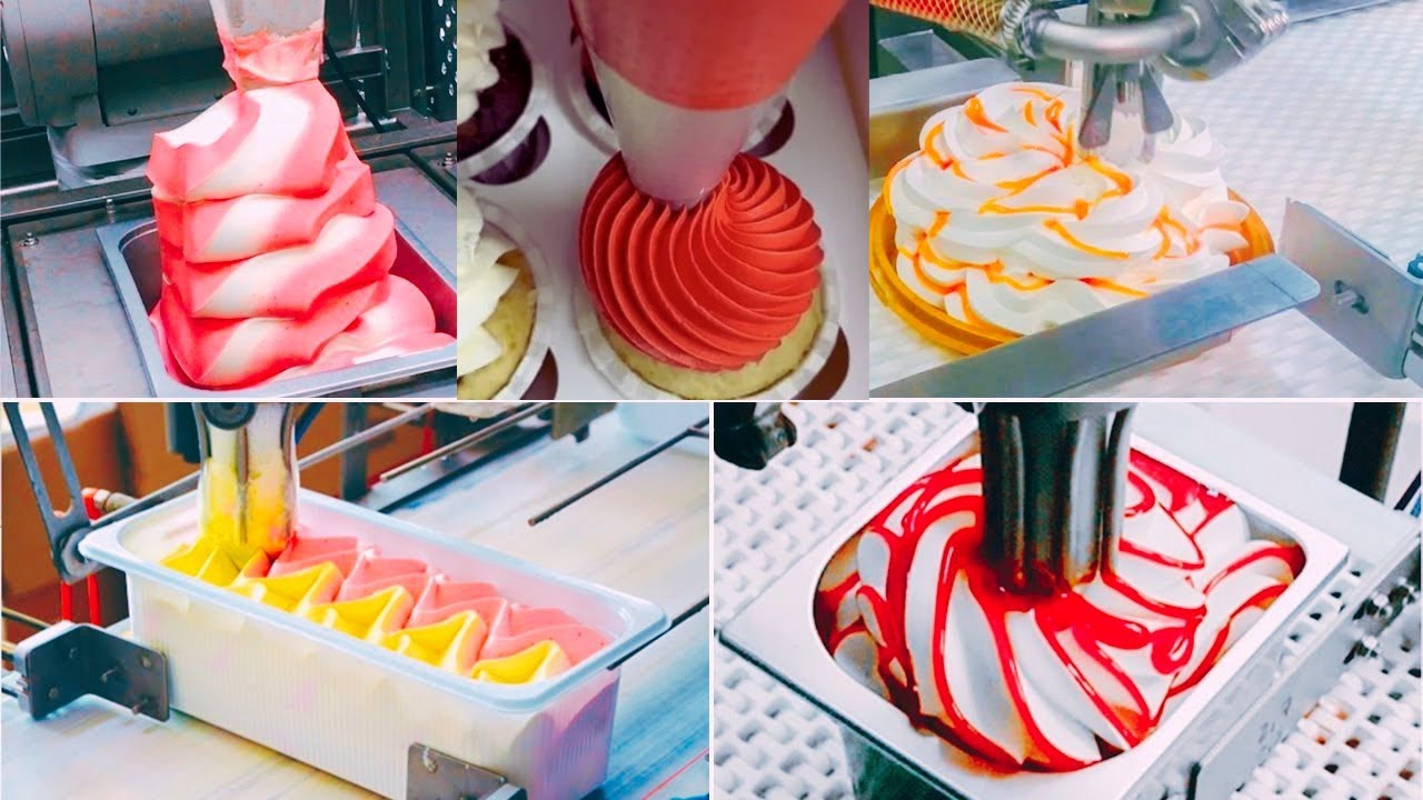 Awesome ICE CREAM manufacturing process Incredible So tasty! YouTube