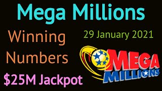 Today Mega Millions Winning Numbers Friday 29 January 2021. Mega Millions Drawing Results 1/29/2021