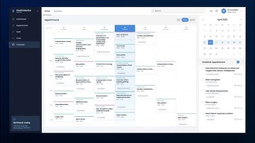 Schedule Appointments Dashboard Interface