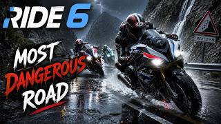 Most Dangerous Road Bike Drive !! RIDE 6 Gameplay - INSANE Realistic Motorcycle Racing (PS5/PC) screenshot 3