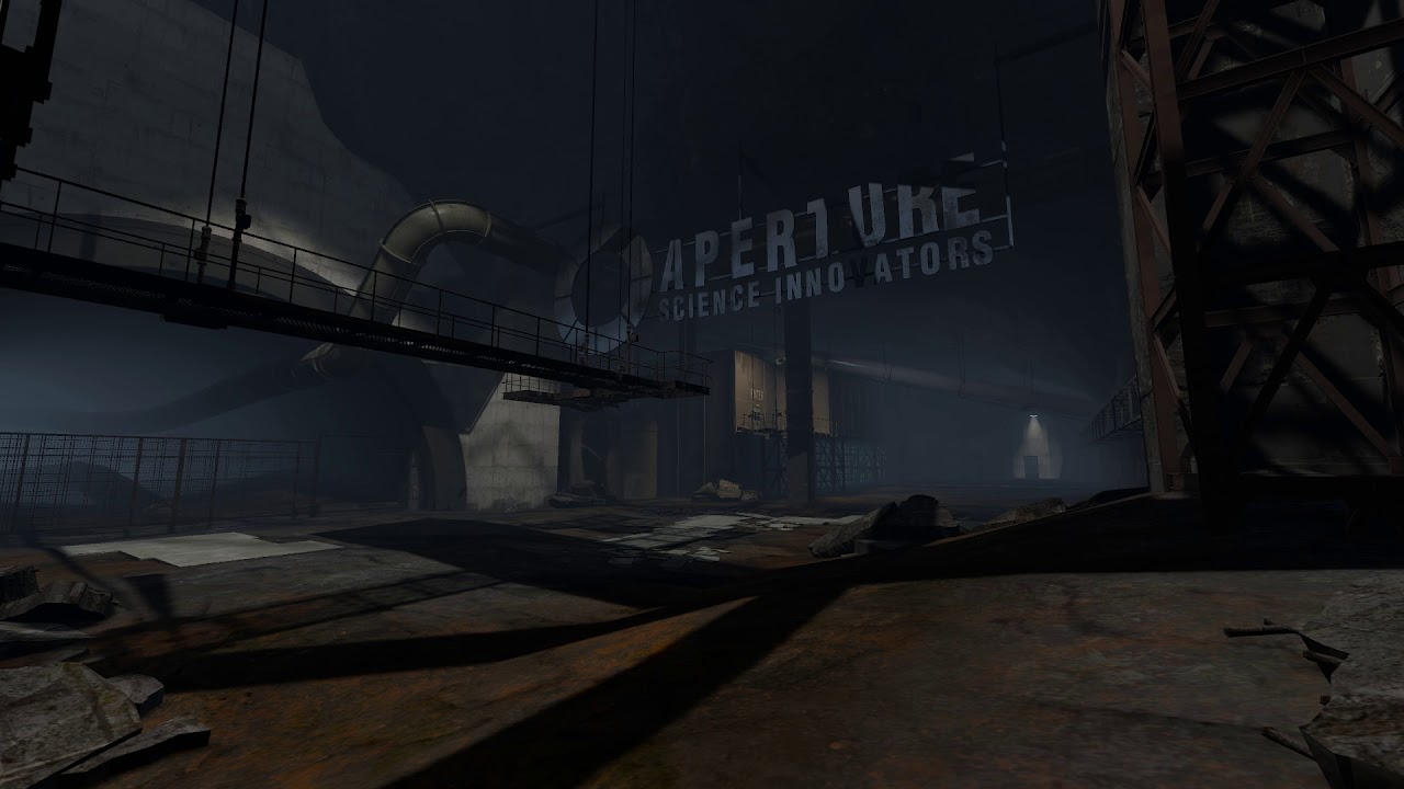 Portal 2 Ambience. Abandoned Aperture Laboratories. Entrance. - YouTube