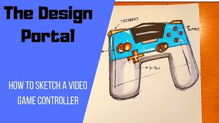 How to Sketch a Video Game Controller - Industrial/Product Design Sketching - The Design Portal