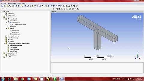T  Junction Pipe Analysis in CFX  CFD