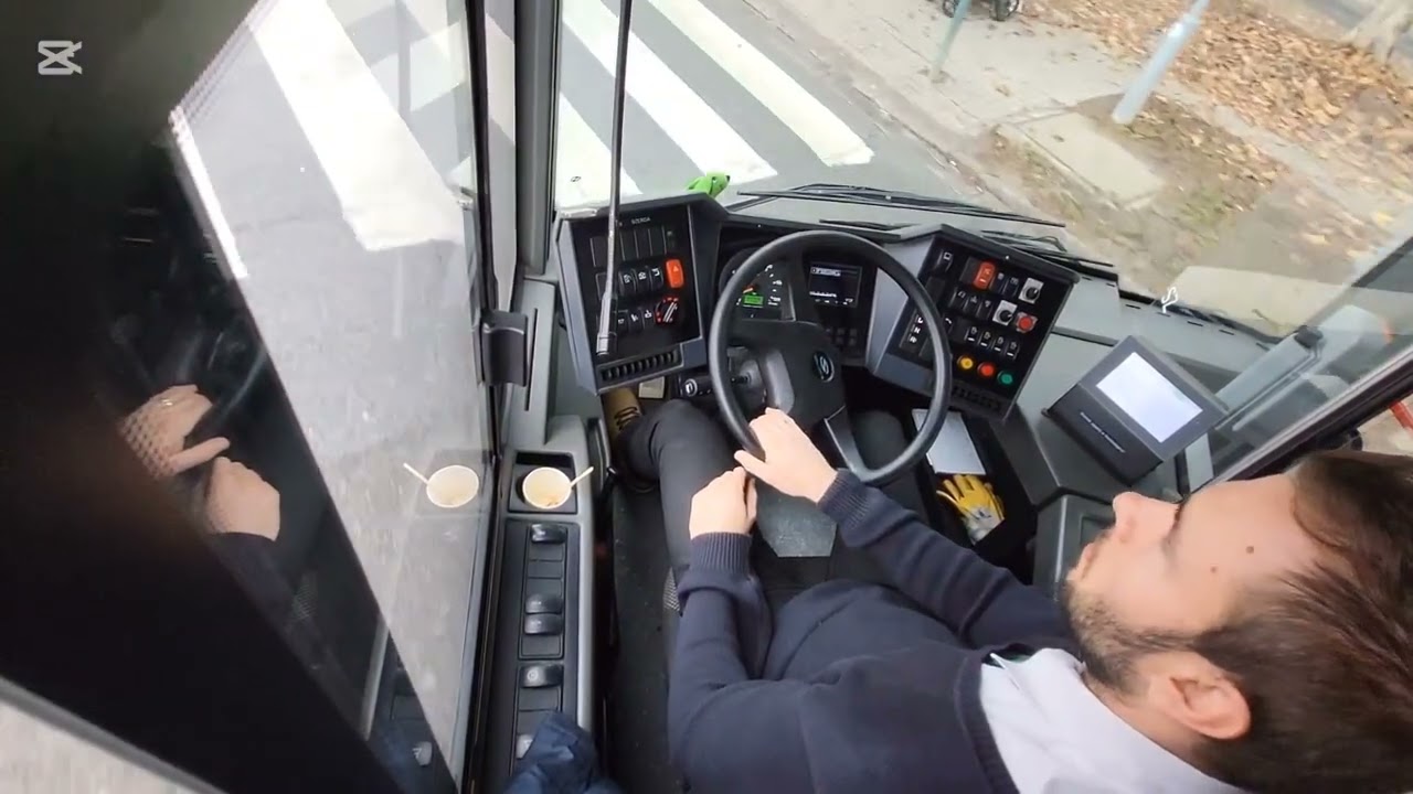 Solaris trollino 4G (SST18) vezetése a 75-ös vonalán... (2025 Cockpit video Budapest) 