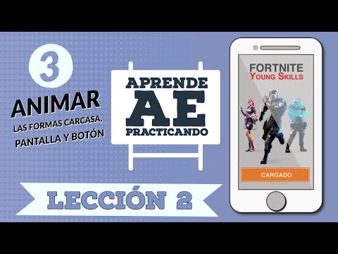 Miniatura: 03 Lección 2 “Aprende After Effects practicando” Animar las formas carcasa, pantalla y botón.