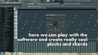the easiest way for plucks and chords in fl studio 10